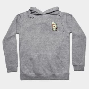 Little Panda Shark on the Left Chest of a Shirt Hoodie